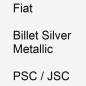 Preview: Fiat, Billet Silver Metallic, PSC / JSC.